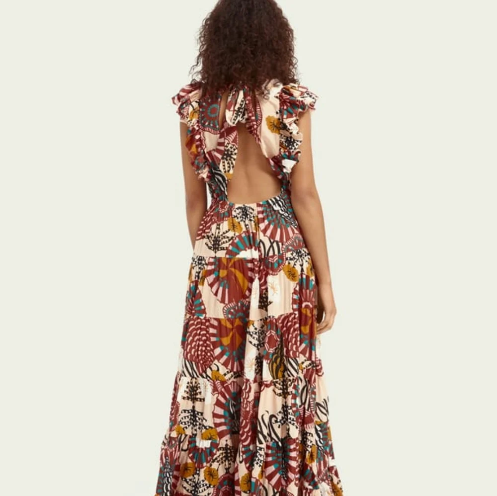 Scotch and Soda Open Back Maxi Dress - Picture 1 of 8